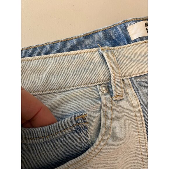 2 pairs Shorts Boho Style Embroidered & Two-Tone Denim Womens Size 9 - Picture 15 of 16